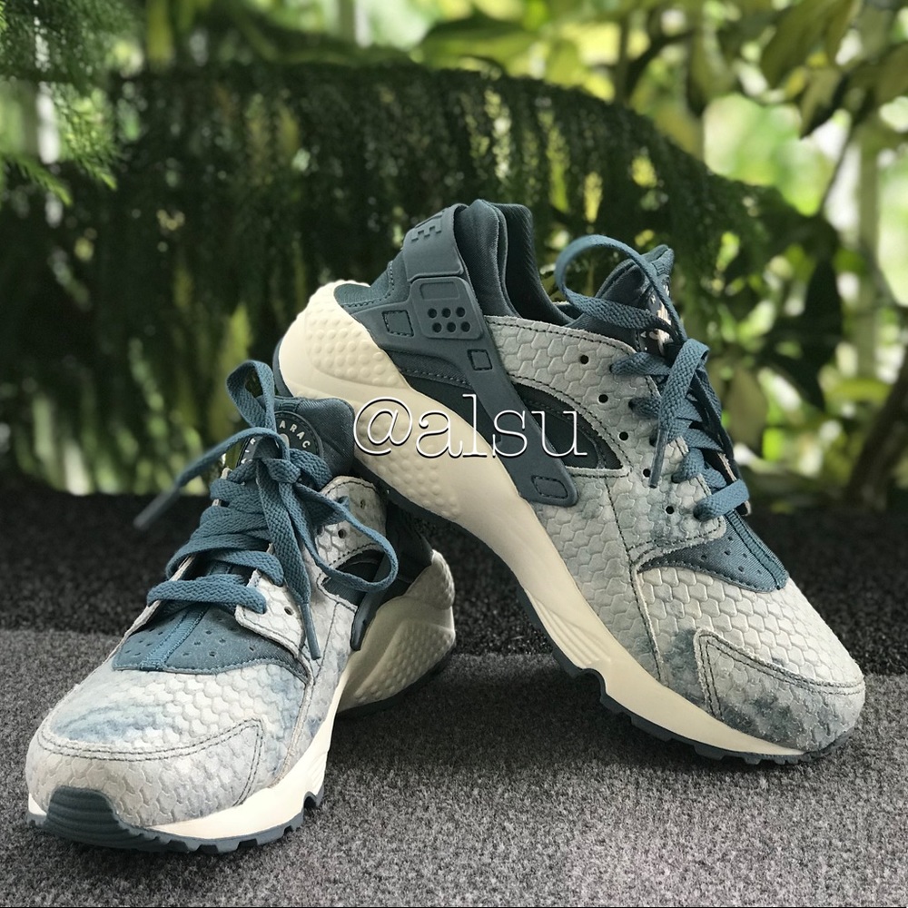 NWT Nike Rare Air Huarache PRM Ocean Fog WMNS - Picture 2 of 8